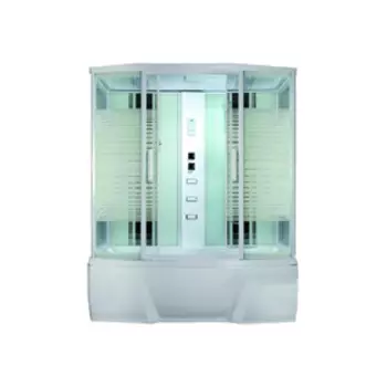 Душевая кабина Loranto CS 77-4, 150 x 85 x 215 см, гидромассаж, высокий поддон 43 см