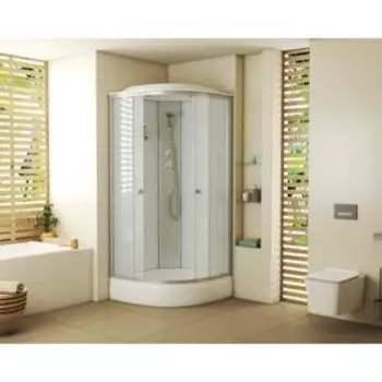 Душевая кабина NG-3304-14, 90х90х215 см, поддон 26 см, матовое стекло