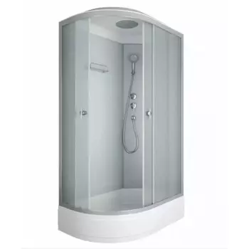 Душевая кабина NG-3324-14R, 120х80х215 см, поддон 26 см, стекло матовое, правая