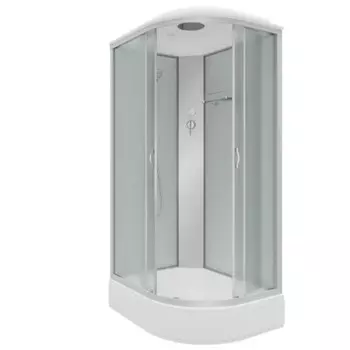 Душевая кабина NG-33294-14L, 120х90х215 см, поддон 26 см, стекло матовое, левая