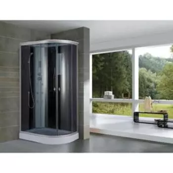Душевая кабина NG-3513-14L, 120х80х215 см, поддон 13 см, тонированное стекло