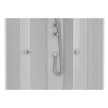 Душевая кабина NG-5301-14, 90х90х215 см, поддон 13 см, матовое стекло, белый профиль