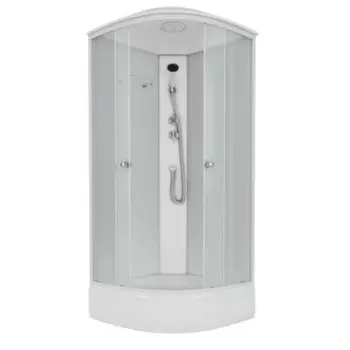 Душевая кабина NG-5304-14, 90х90х215 см, поддон 26 см, стекло матовое