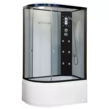 Душевая кабина NG-910-01R, 120х80х220 см, поддон 46 см, стекло тонированное, правая