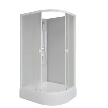 Душевая кабина Niagara Promo P90/80/26L/MT/BK, 90х80х200 см, поддон 26 см, без крыши, левая 103626