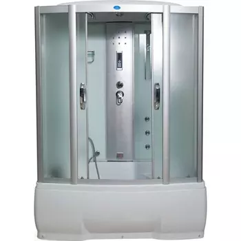 Душевая кабина ВМ 8206, 170 85 215 см, глубокий поддон, матовая, гидромассаж, электрика