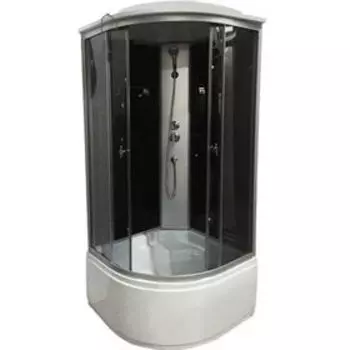 Душевая кабина ВМ 8811А, 100 × 100 × 215 см, глубокий поддон, тонированная