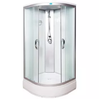 Душевая кабина ВМ 8825, 80 80 215 см, низкий поддон, матовая