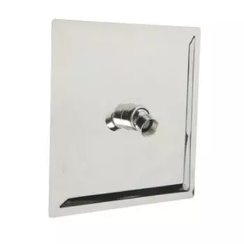 Душевая лейка Accoona А355-1, на шарнирном креплении, 20 см, квадрат, нержавеющая сталь 1356638