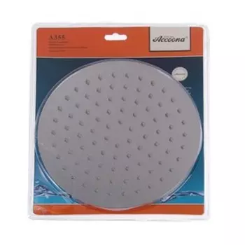 Душевая лейка Accoona А355, на шарнирном креплении, d=20 см, круг, нержавеющая сталь 1356637