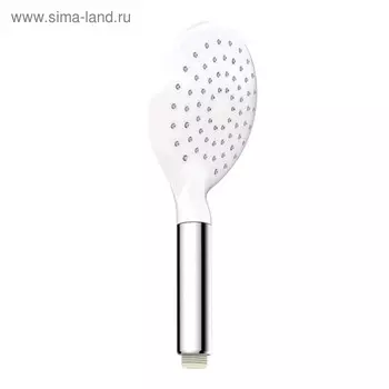 Душевая лейка IDDIS Calipso CAL3F00i18, 3 режима, поворотная ручка, 139 мм, белый/хром