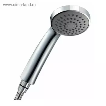 Душевая лейка Lemark LM0211C, круглая 1-функциональная, 80 x 220 мм, цвет хром