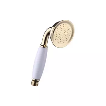 Душевая лейка Lemark LM8007G, ручная, 78 х 225 мм, 1 функция, золото
