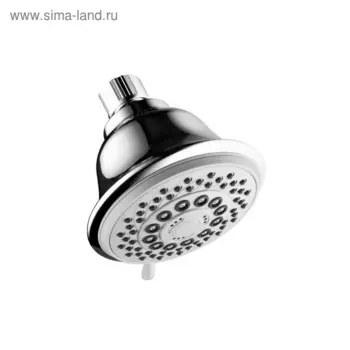 Душевая лейка Lemark LM8040C, верхняя, круглая, 5-функциональная, диаметр 100 мм, цвет хром