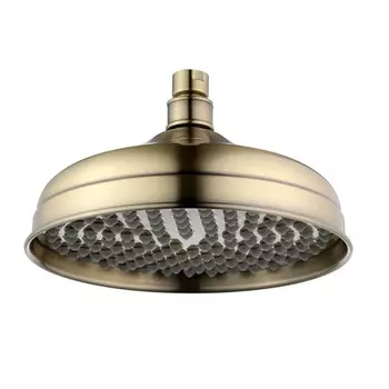 Душевая лейка Lemark LM8989B, 204 мм, стационарная, круглая, цвет бронза