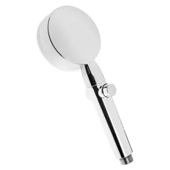 Лейка для душа ZEIN Z3191, 3 режима, пластик, кнопка стоп/старт, хром