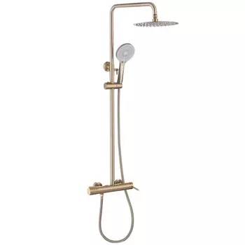 Душевая система ABBER Emotion AF8816G, тропический душ, душевой набор, цвет золотой