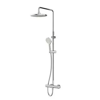 Душевая система AM.PM Gem F0790420, тропический душ, с термостатом хром