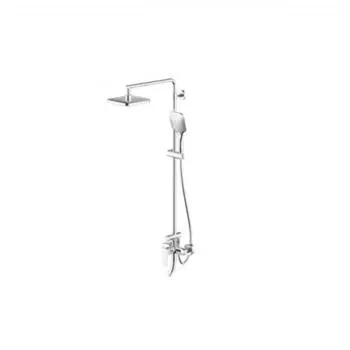 Душевая система BRAVAT Source F6173218CP-A-ENG, со смесителем и тропическим душем, хром