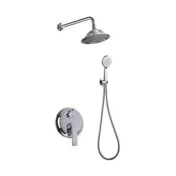 Душевая система Bronze de Luxe Pure A800/9143-2, тропический душ, без излива, латунь, хром 1004099