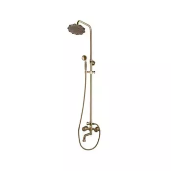 Душевая система Bronze de Luxe ROYAL 10121PF, тропический душ, лейка, излив 200 мм, латунь 1003837