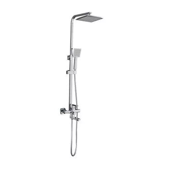 Душевая система "РМС" SL144-009DK, тропический душ, душевой набор, цинк, хром