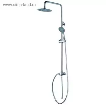 Душевая система RUSH Bella BL4535-116, тропический душ, ручная лейка, хром