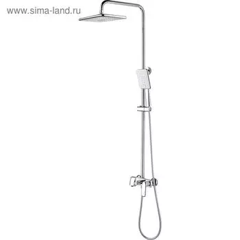 Душевая система RUSH Nevis NE1735-40, тропический душ, ручная лейка, хром