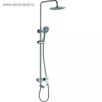 Душевая система RUSH ST4235-20, тропический душ, ручная лейка, повортный излив, хром