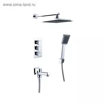 Душевая система Timo Tetra-thermo SX-0199/00SM, встроенная с термостатом, хром