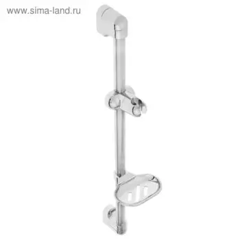 Душевая стойка Accoona А404, с пластиковой мыльницей, хром