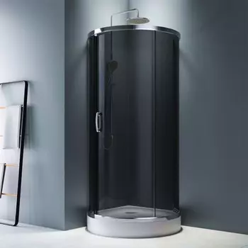 Душевое ограждение AM.PM Like Round W83G-315-090CG, 950х950х1900 мм, без поддона