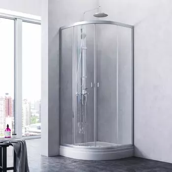 Душевое ограждение AM.PM X-Joy Twin Slide W88G-205-080MT, 800х800х1800 мм, без поддона