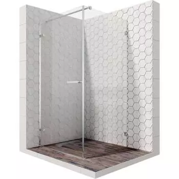 Душевое ограждение Ambassador Abner 10011102L, 1000x1000x2000 мм, левое, прозрачное