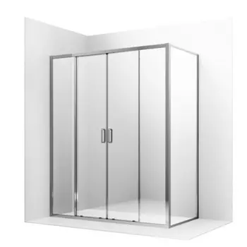 Душевое ограждение Ambassador Forsa 17021107AX-110AX, 1200х1100x2000 мм, прозрачное