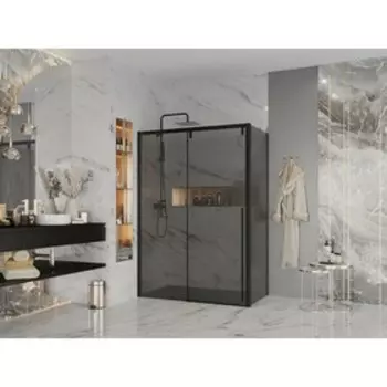 Душевое ограждение Ambassador Intense 110022205IBB-100IBB, 1600х1000х2000 мм, тонированное