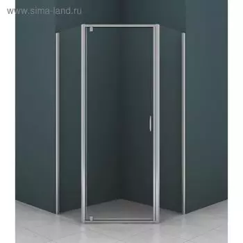 Душевое ограждение Azario AZ-112P, 100 х 100 х 200 см, хром, 5 мм прозрачное стекло