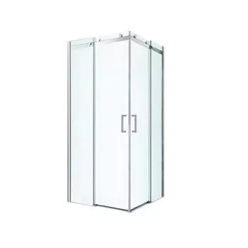 Душевое ограждение BERGES GELIOS 061027, 100х100 см, прозрачное, без поддона, хром