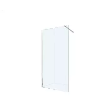Душевое ограждение BERGES SKY 064007, 140х200 см, матовое, без поддона, без дверей, хром