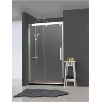 Душевое ограждение BRAVAT Stream BD120.4103S, 120x200 см, прозрачное, раздвижное, хром