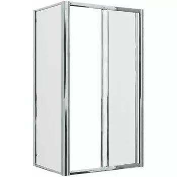 Душевое ограждение GROSSMAN Alba GR-1080, 100х80х190 см, прозрачное, раздвижное