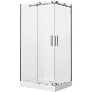 Душевое ограждение GROSSMAN Cosmo GR-1110L, 110х90х190 см, левое, прозрачное, раздвижное