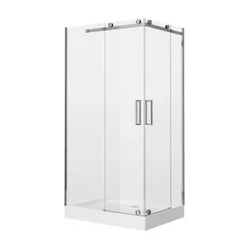 Душевое ограждение GROSSMAN Cosmo GR-1120L, 110х90х190 см, левое, прозрачное, раздвижное