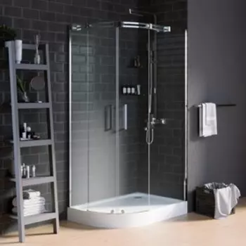 Душевое ограждение GROSSMAN Galaxy GR-4110R, 110х80х190 см, правое, стекло прозрачное