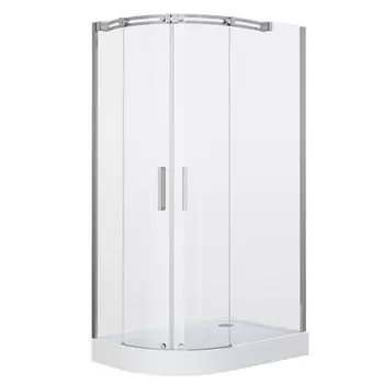 Душевое ограждение GROSSMAN Galaxy GR-4120L, 120х80х190 см, левое, стекло прозрачное
