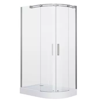 Душевое ограждение GROSSMAN Galaxy GR-4121L, 120х90х190 см, левое, стекло прозрачное