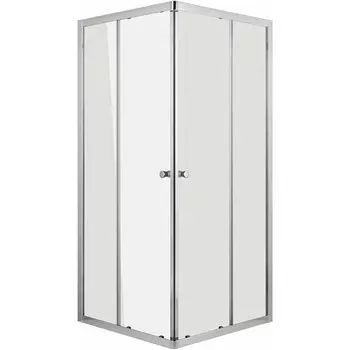 Душевое ограждение GROSSMAN Solis GR-8080, 80х80х190 см, прозрачное, раздвижное
