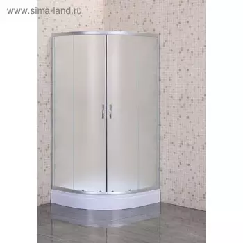 Душевое ограждение Loranto CS-8005S, 80 x 80 x 195 см, стекло 4 мм, низкий поддон 13 см