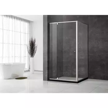 Душевое ограждение Veconi Rovigo RV-032, 1100х800х1950 мм, прозрачное, без поддона, хром