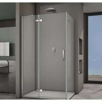 Душевое ограждение Veconi Rovigo RV-064, 1200x800x1950 мм, прозрачное, без поддона, хром